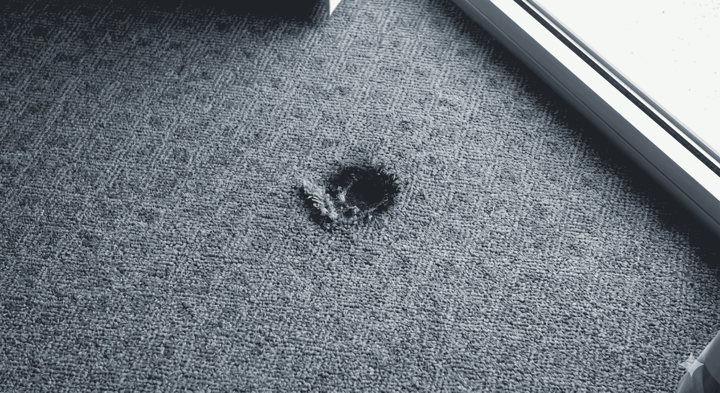 Carpet Repair before